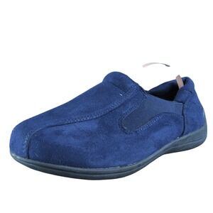 Comfort Well Women Slip-On Shoes Size 6 Medium Blue microsuede Slip On